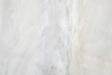 Beyaz beton duvar arka planı. Kirli beton zemin