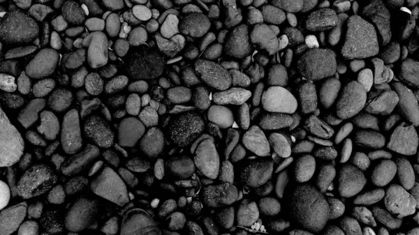 Kieselstrand Natur Hintergrund Steinhintergrund — Stockfoto