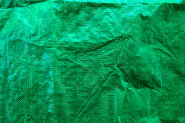 Sac Plastique Vert Texture Fond — Photo