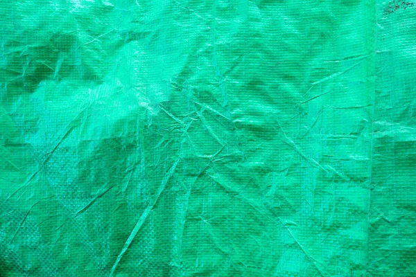 Grön Plastpåse Konsistens Bakgrund — Stockfoto
