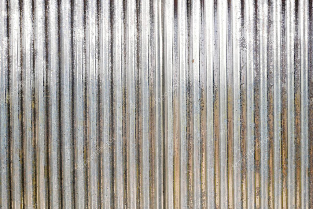 Zinc Roof Texture Metal Wall, Corrugated Tin Wallpaper