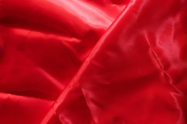 Fondo Tela Seda Roja Textura Satén — Foto de Stock