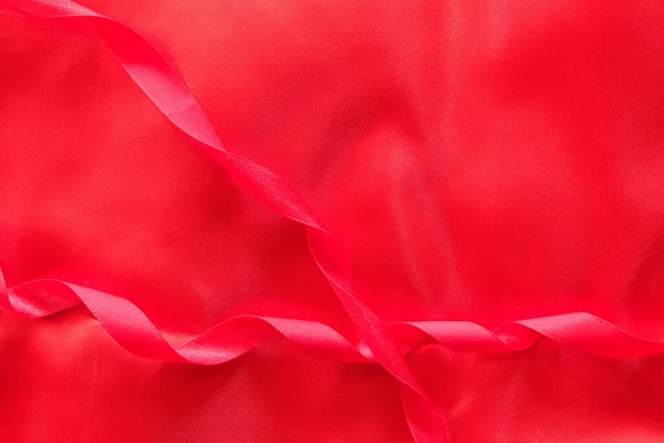 Červená Hedvábná Tkanina Pozadí Textura Saténu — Stock fotografie