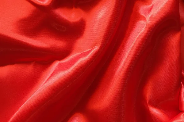 Fond Texture Soie Luxueuse Rouge Fond Tissu Coton Rouge — Photo