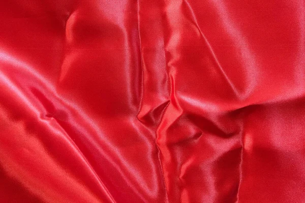 Rode Luxe Zijde Textuur Achtergrond Rode Katoen Stof Achtergrond — Stockfoto