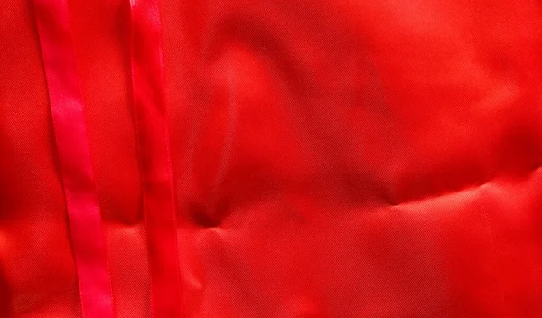 Texture Satin Soie Rouge Pour Fond — Photo