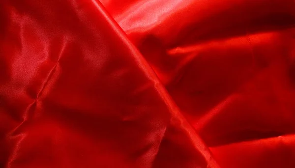 Texture Satin Soie Rouge Pour Fond — Photo