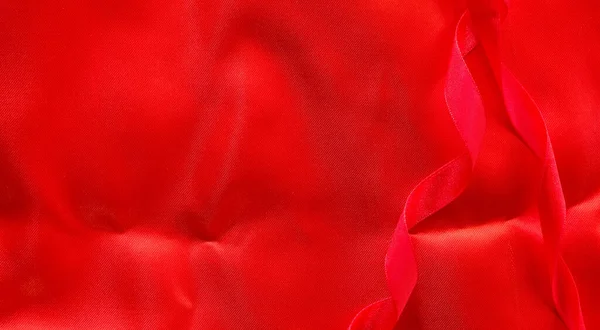 Texture Satin Soie Rouge Pour Fond — Photo