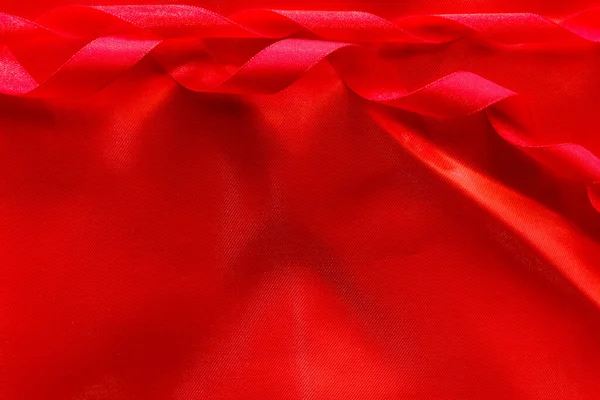 Textura Satén Seda Roja Para Fondo —  Fotos de Stock