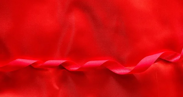 Textura Satén Seda Roja Para Fondo —  Fotos de Stock