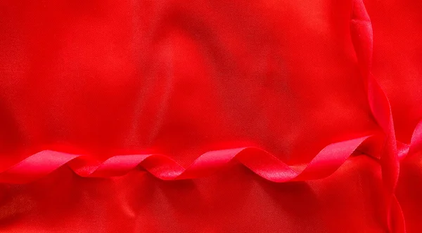 Texture Satin Soie Rouge Pour Fond — Photo