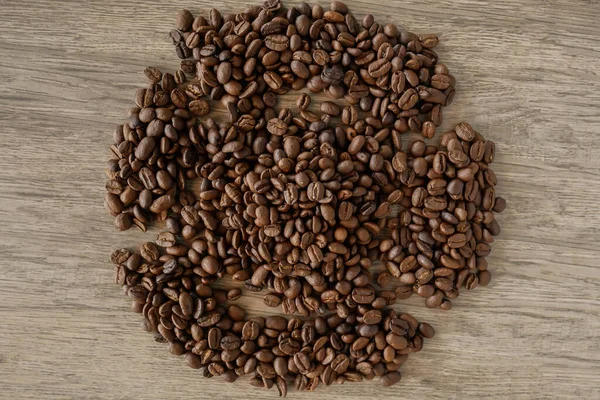 Kahve Çekirdekleri Arka Plan Organik Kahve Tohumu — Stok fotoğraf