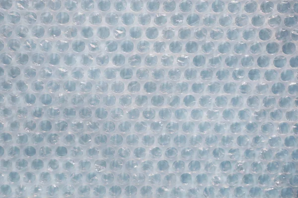 Закрыть Белый Пузырь Воздуха Защиты Искривления Товаров Промышленная Упаковка — стоковое фото