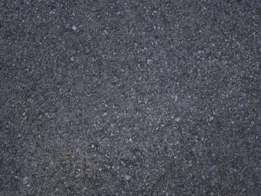 Pürüzsüz asfalt yolu. Asfaltın dokusu, üst görünüm