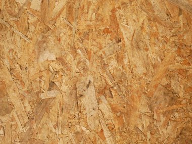 Ahşap zemin, kontrplak duvar.