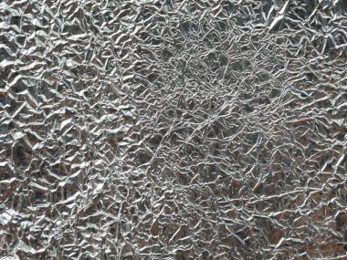 Gümüş pürüzlü folyo dokusu. Alüminyum folyo doku arka planı. metal plaka