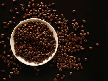 Arka planda Görüntü Kahve çekirdekleri