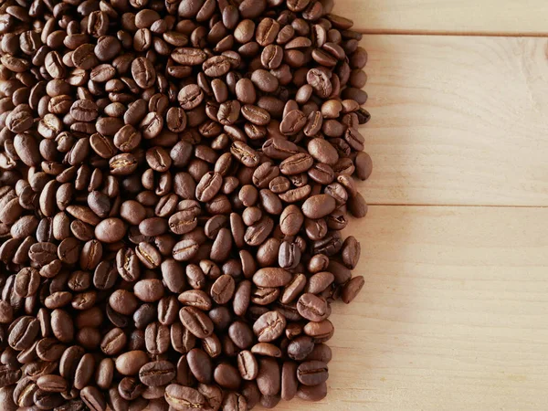 Ziarna Kawy Tle Organiczne Nasiona Kawy — Zdjęcie stockowe
