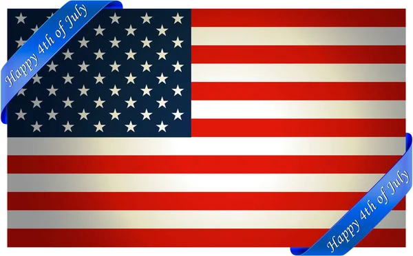 Vector Background 4Th July Independence Day Celebrations — Stock Vector