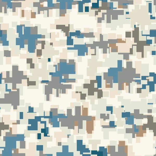 Digital Modern Camouflage Seamless Pattern Tillable — Stock Photo, Image