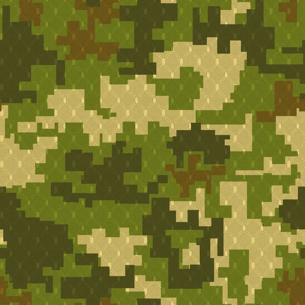 Digitaal Modern Camouflage Naadloos Patroon Betegelbaar — Stockfoto