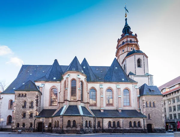 Kostel Svatého Mikuláše Lipsko — Stock fotografie