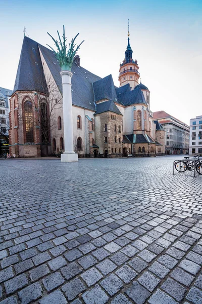 Kostel Svatého Mikuláše Lipsko — Stock fotografie