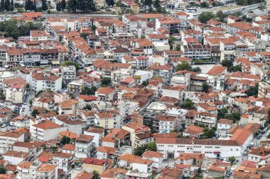 Yukarıdan Kalambaka'ya bakış