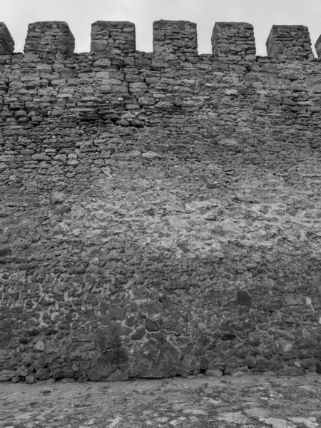 Steinmauern Der Alten Burg — Stockfoto