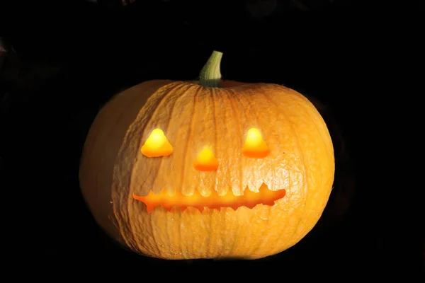 Foto Manipulation Halloween Pumpa Kväll — Stockfoto