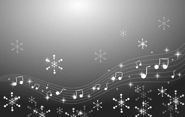 Illustration Background Suitable Christmas Concert Poster — Stock Photo, Image