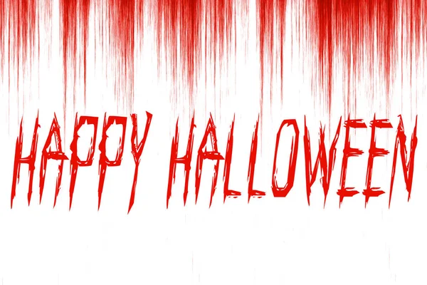 Slova Happy Halloween Krvavé Pozadí — Stock fotografie