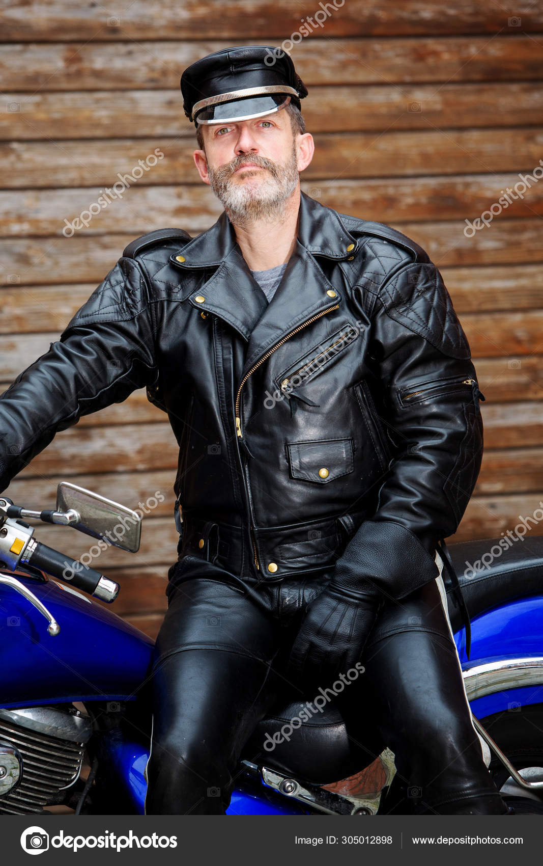 Motard cuir hotsell