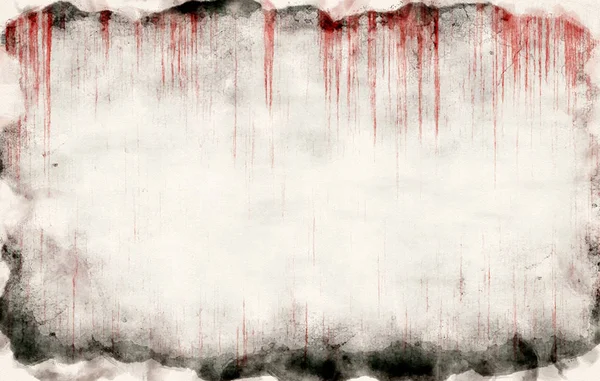 Ilustracja krwawej nieczysty ścianie — Zdjęcie stockowe