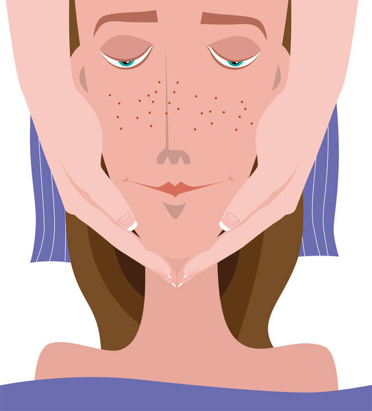 Cosmetic procedure - facial massage
