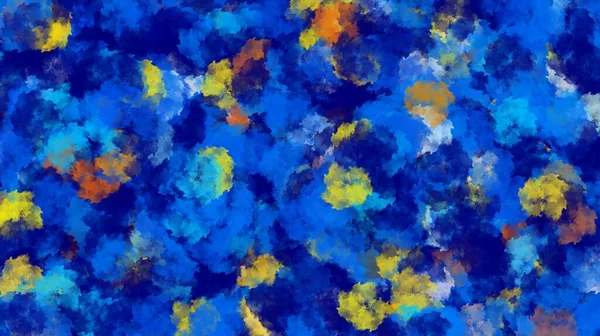 Illustration bright blue background abstract art effect — Stock Photo, Image