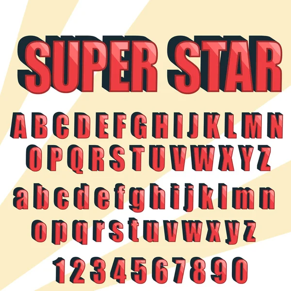 Vintage alfabet vector lettertype. Oude stijl lettertype — Stockvector