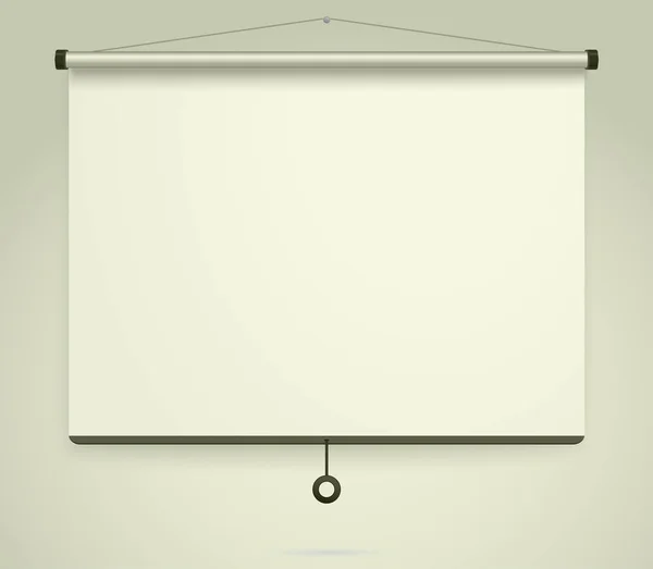 Presentation, Tom filmduk. Whiteboard bakgrund ram — Stock vektor