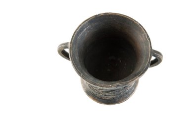 Beyaz vintage pirinç harç 