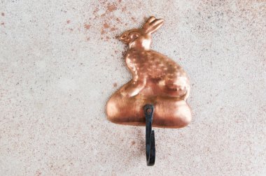 Antik bakır askı kancası