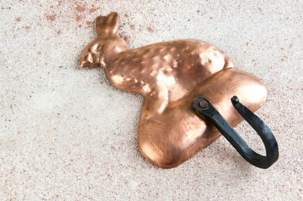 Antik bakır askı kancası