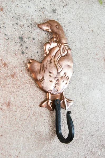 Antik bakır askı kancası