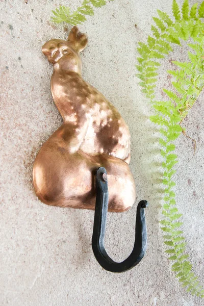 Antik bakır askı kancası