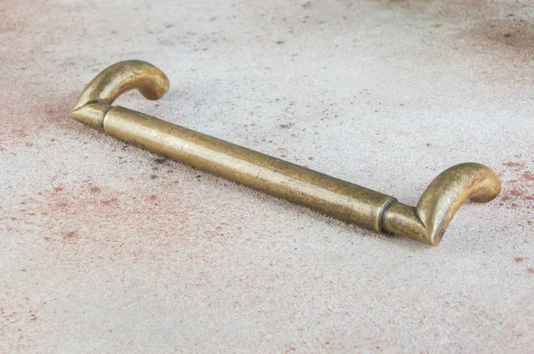 Vintage manija de la puerta de bronce —  Fotos de Stock