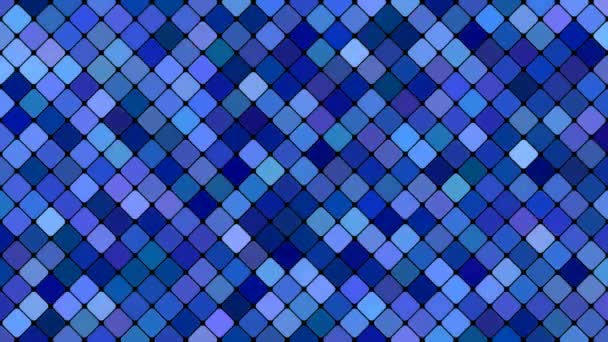 Square mosaic pattern background - seamless loop motion graphic — Stock Video