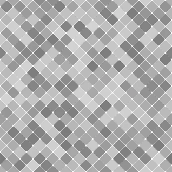 Gris abstrait répétant motif carré diagonale conception de fond — Image vectorielle
