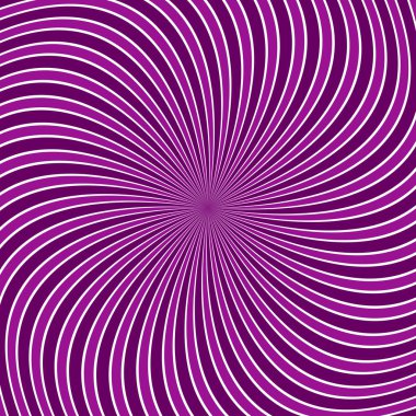 Soyut sarmal arka plan - vektör grafiği bükülmüş ışınları