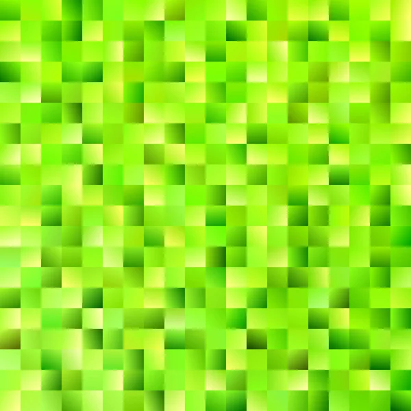 Abstract gradient square background design from green squares — Stock Vector