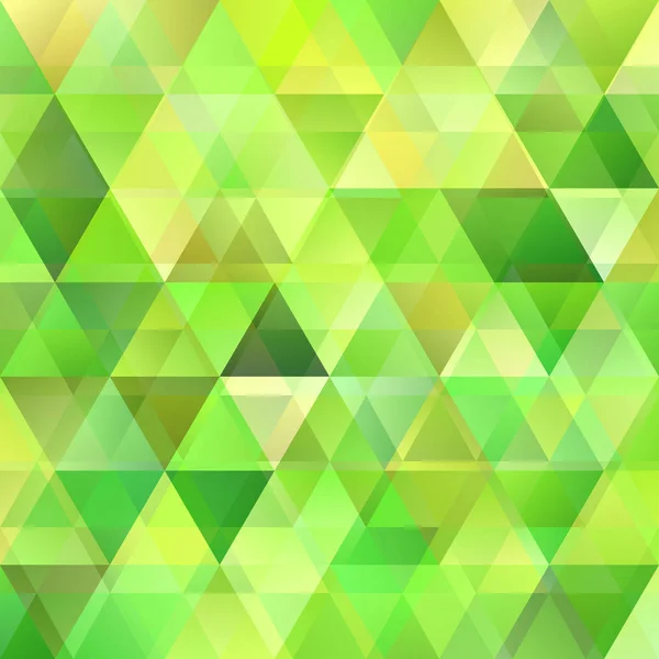 Plantilla de fondo de triángulo poligonal abstracto geométrico verde — Vector de stock