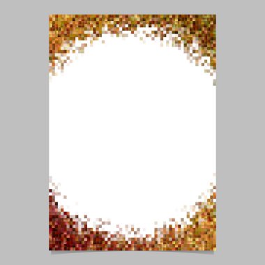 Geometrik soyut dikdörtgen broşür tasarım şablonu - gradyanlı sayfa arka plan grafiği